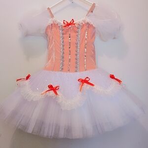 Pink and White Kids Costume Dress